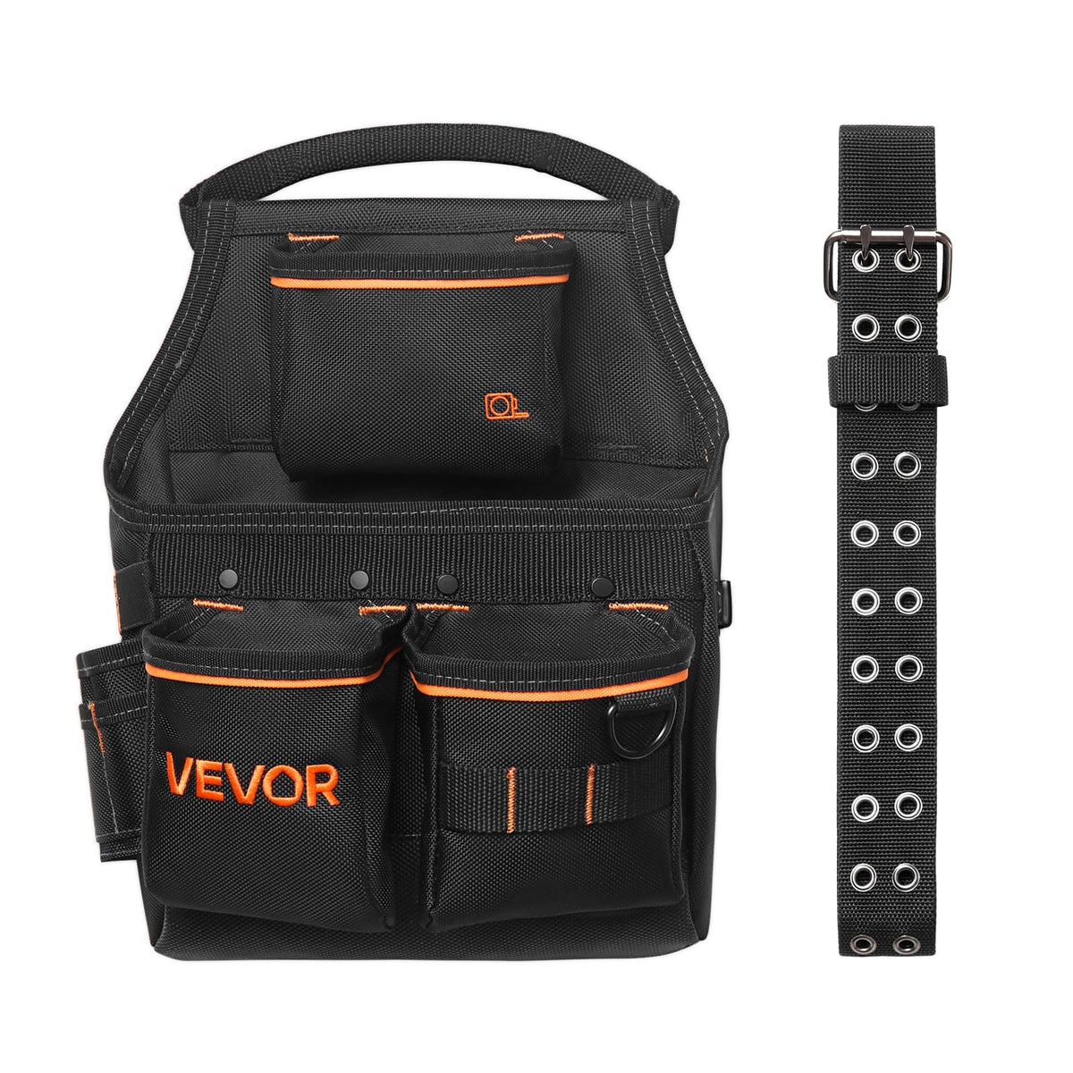 14 Pockets Heavy Duty Adjustable Tool Pouch with Belt O614546