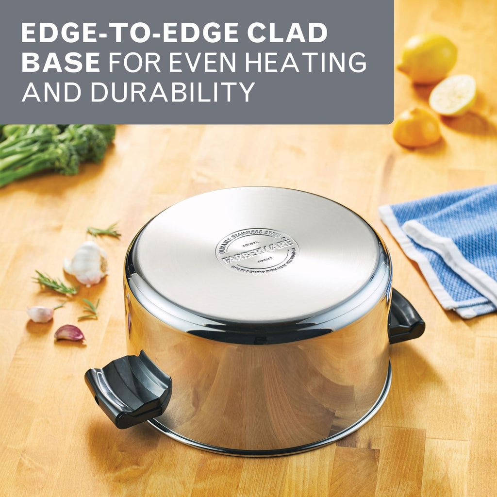 Stainless Steel 6-Quart Stockpot with Lid O431