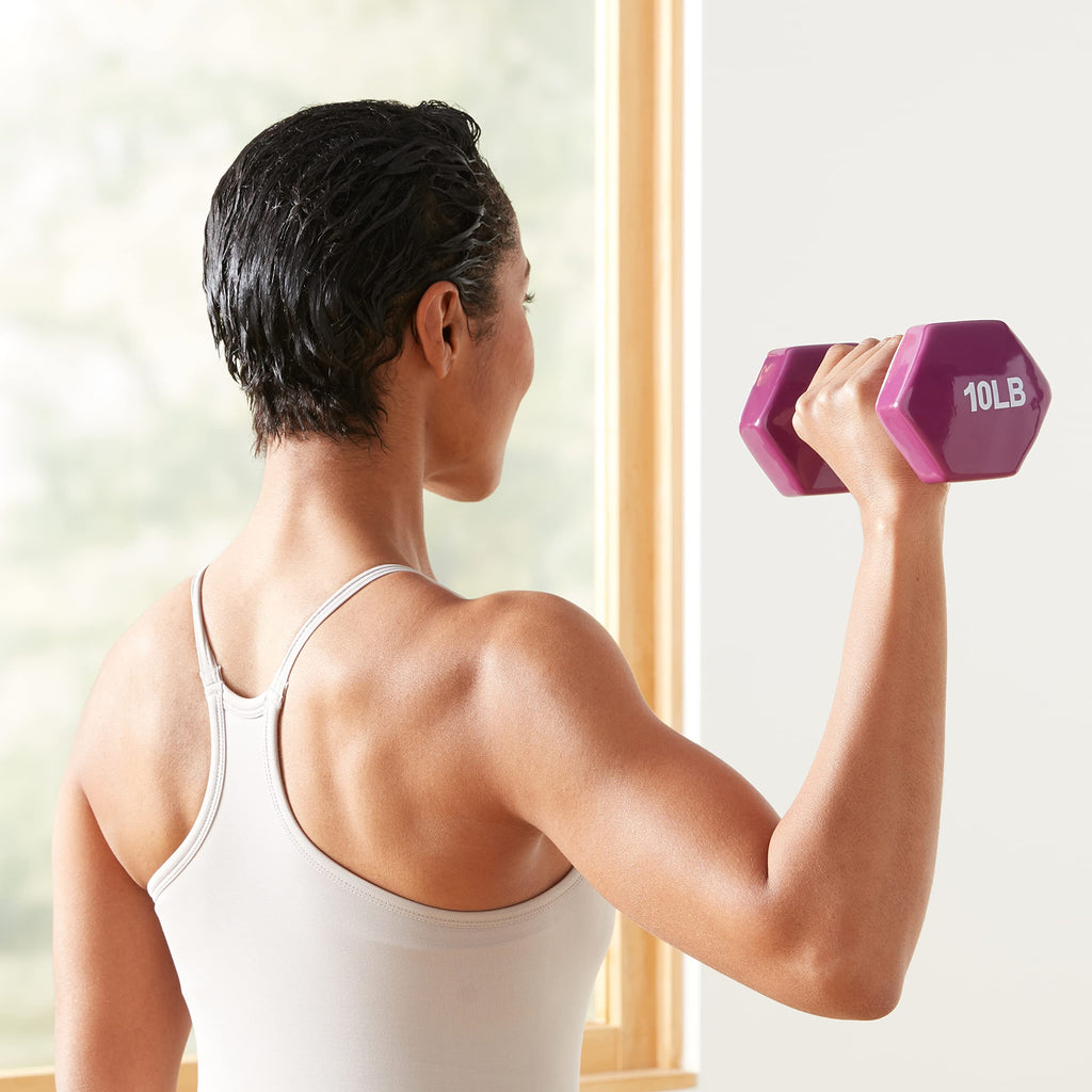 Vinyl Coated Dumbbell Hand Weights T660