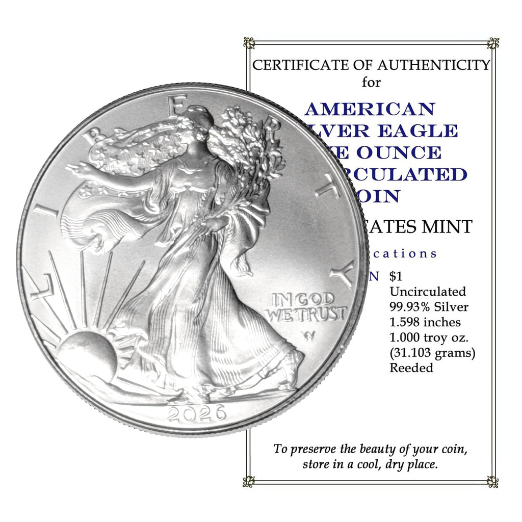 1 oz Brilliant Uncirculated Silver Eagle J80931