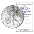 1 oz Brilliant Uncirculated Silver Eagle J80931