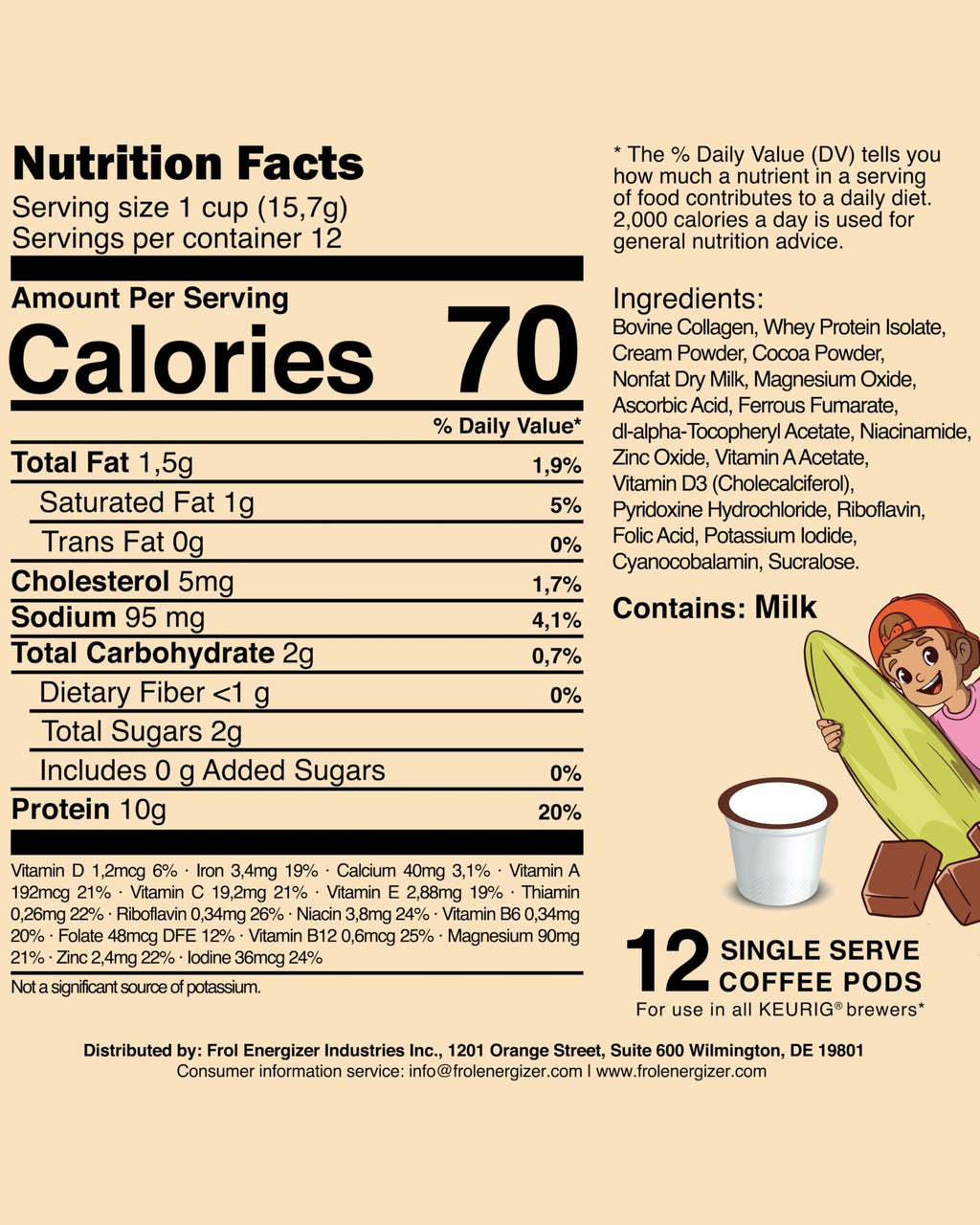 Chocolate Protein K-Cup Pods K684400
