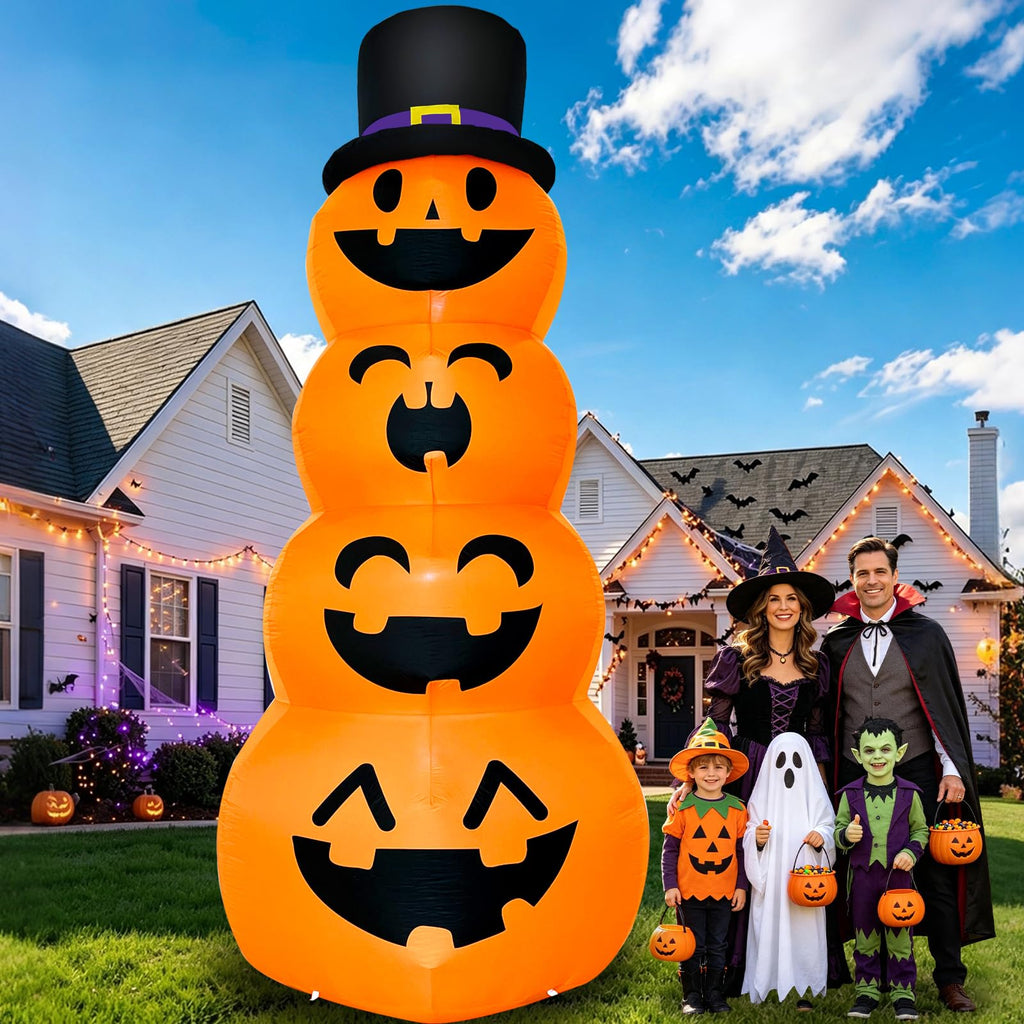 12FT Giant Witch Pumpkin Halloween Inflatables Z857427