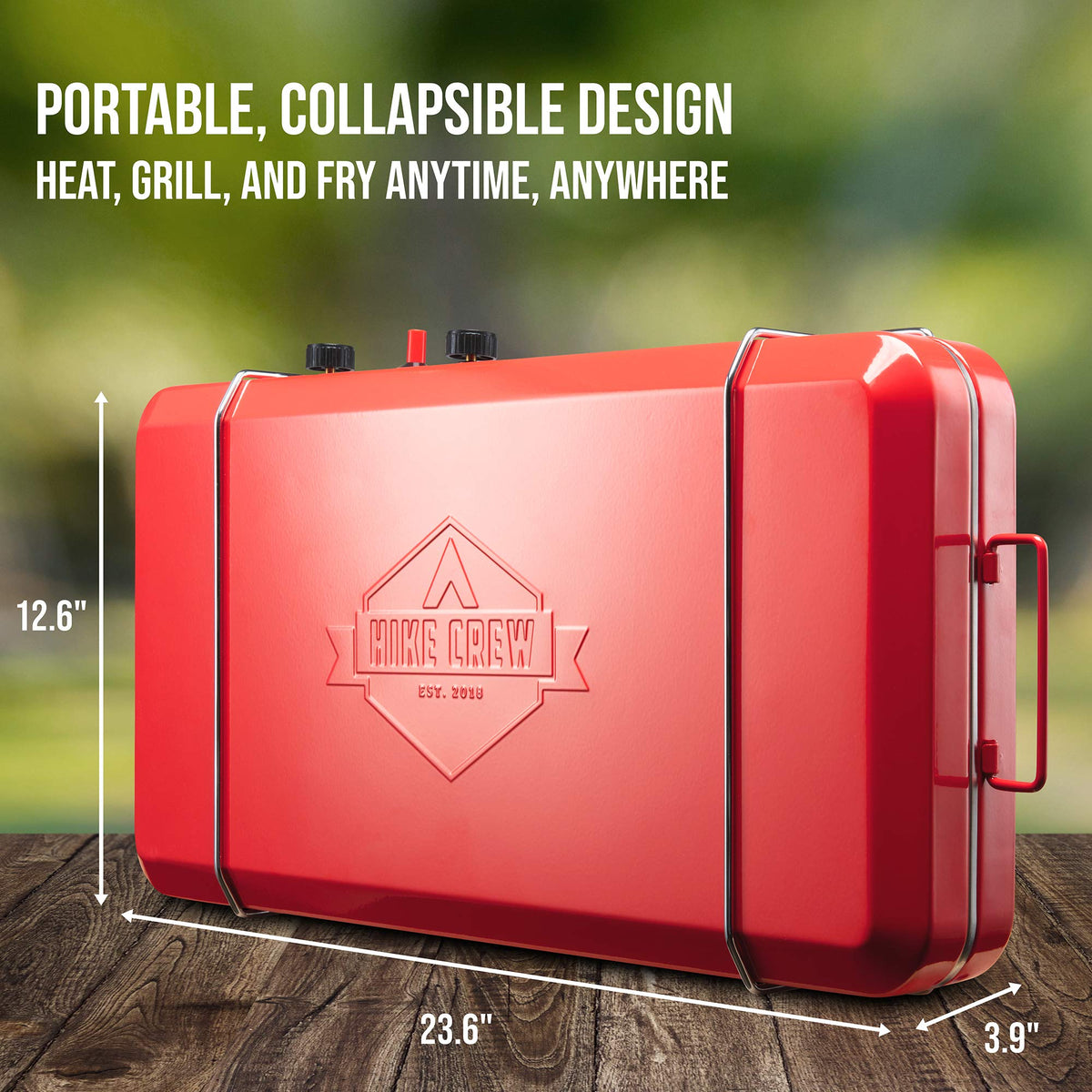 2-in-1 Gas Camping Stove and Griddle T851180