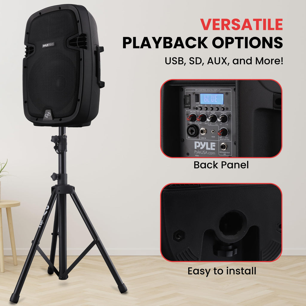 1000W Wireless Portable PA Speaker System E3836