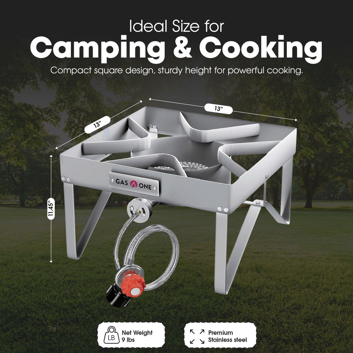 Stainless Steel Outdoor Propane Burner C6912