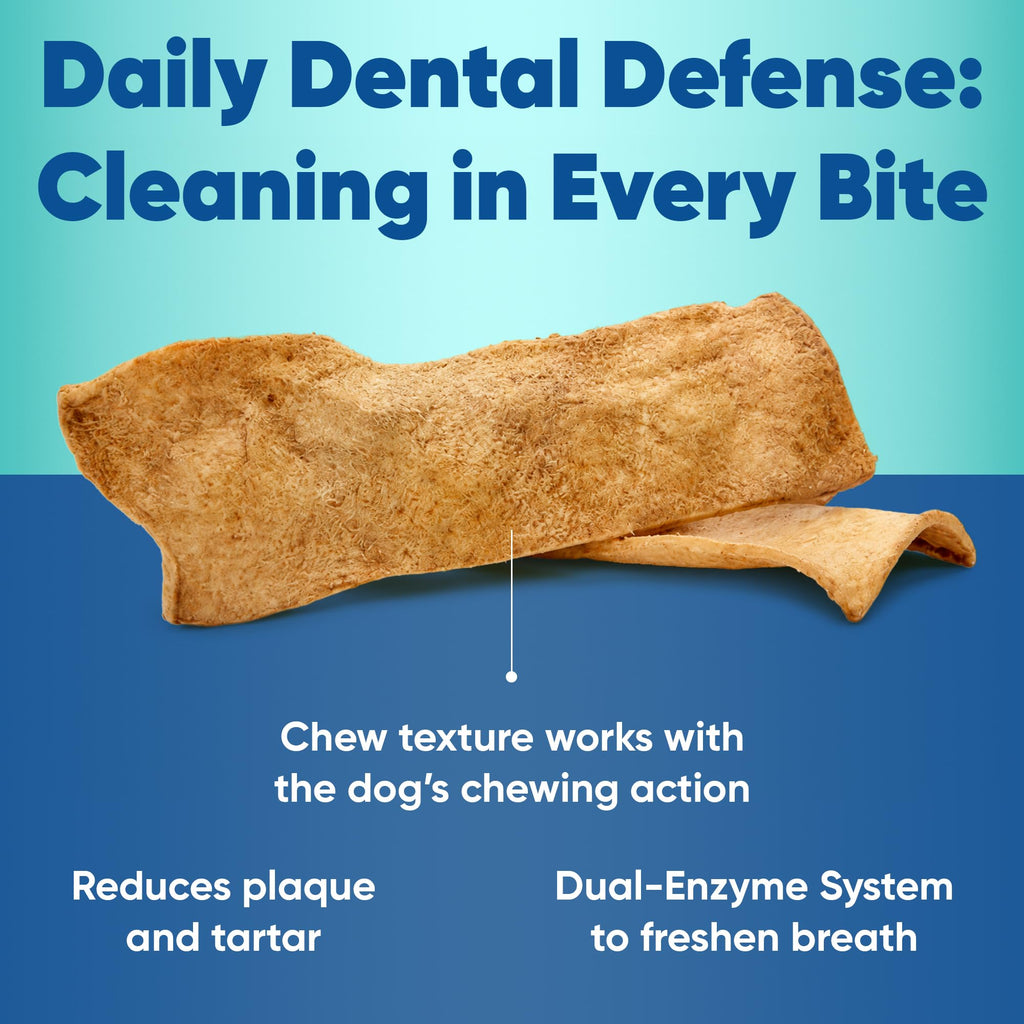 Large Tartar Control Enzymatic Oral Hygiene Chews for Dogs D717464