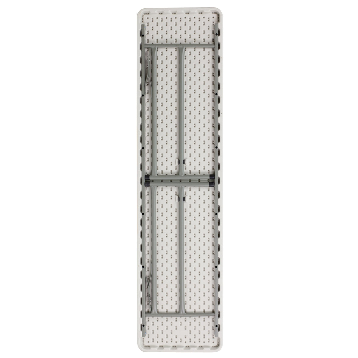 10 Pack 6-Foot Granite White Plastic Folding Table W263182