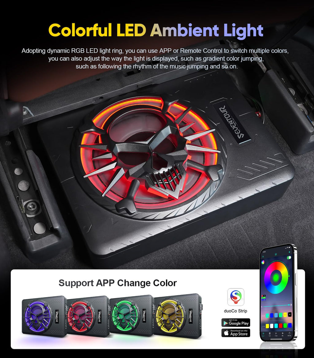 1200W Under Seat Car Subwoofer and Amp P720775