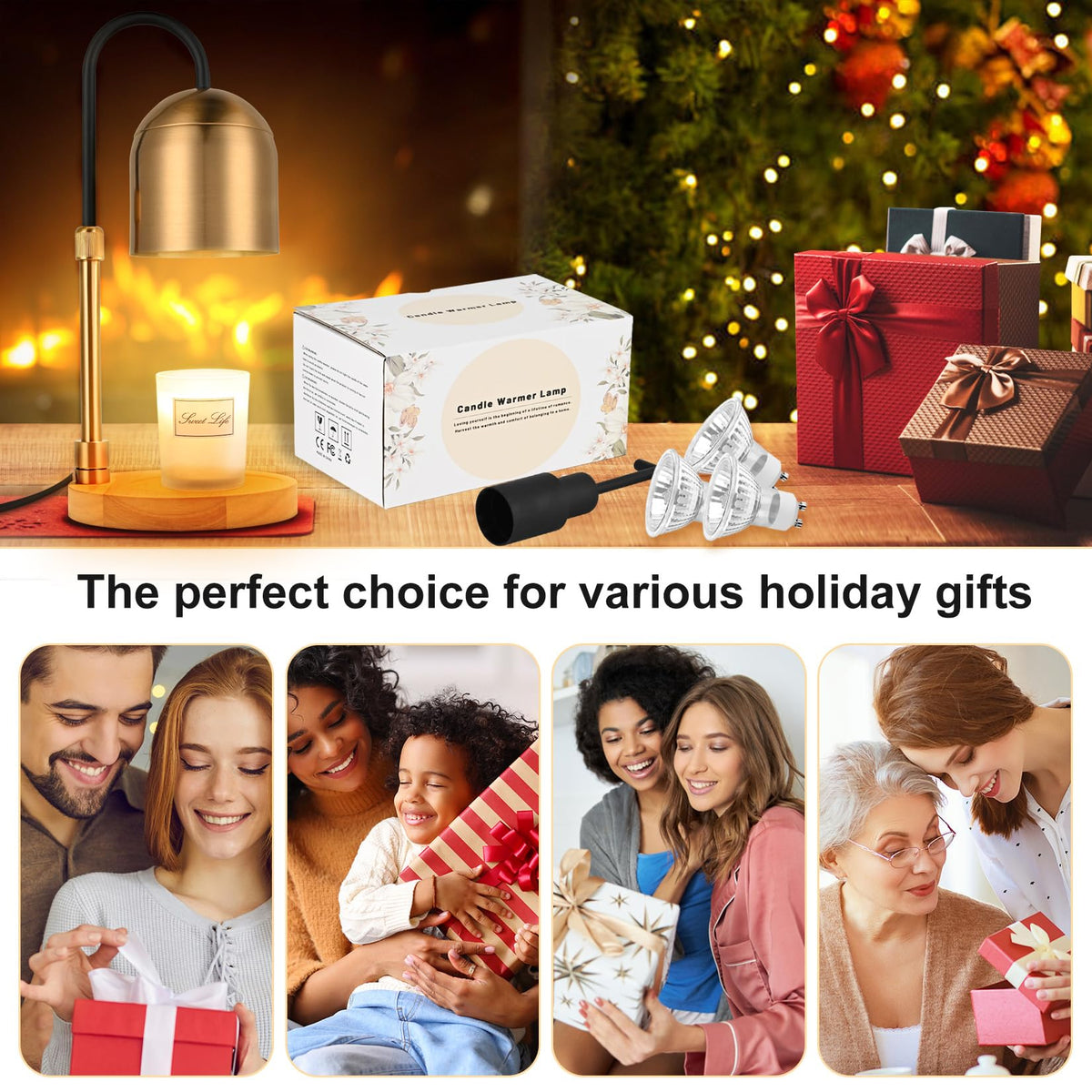 Dimmable Electric Candle Warmer Lamp with Timer K9288