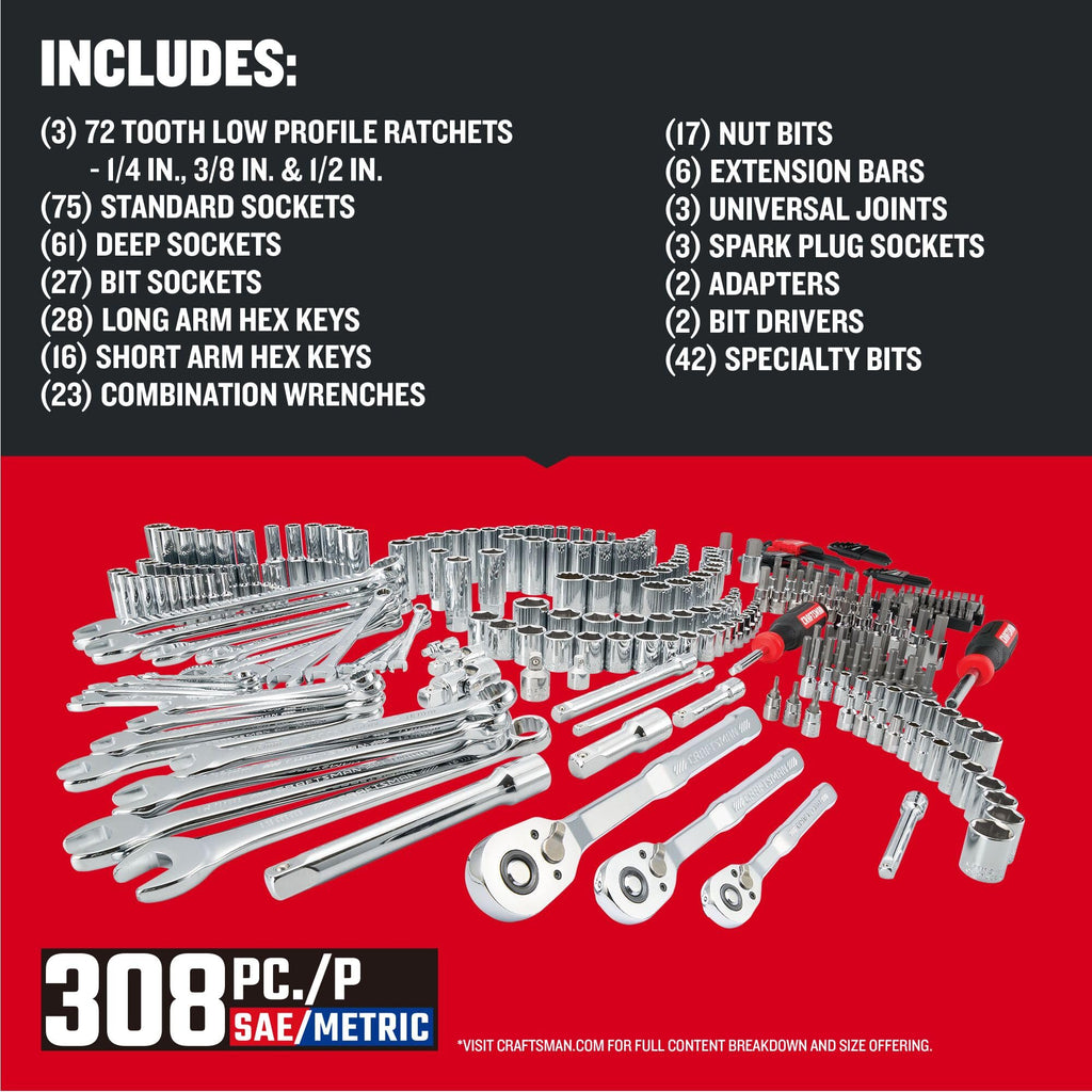 308 Piece Mechanics Tool Set N756