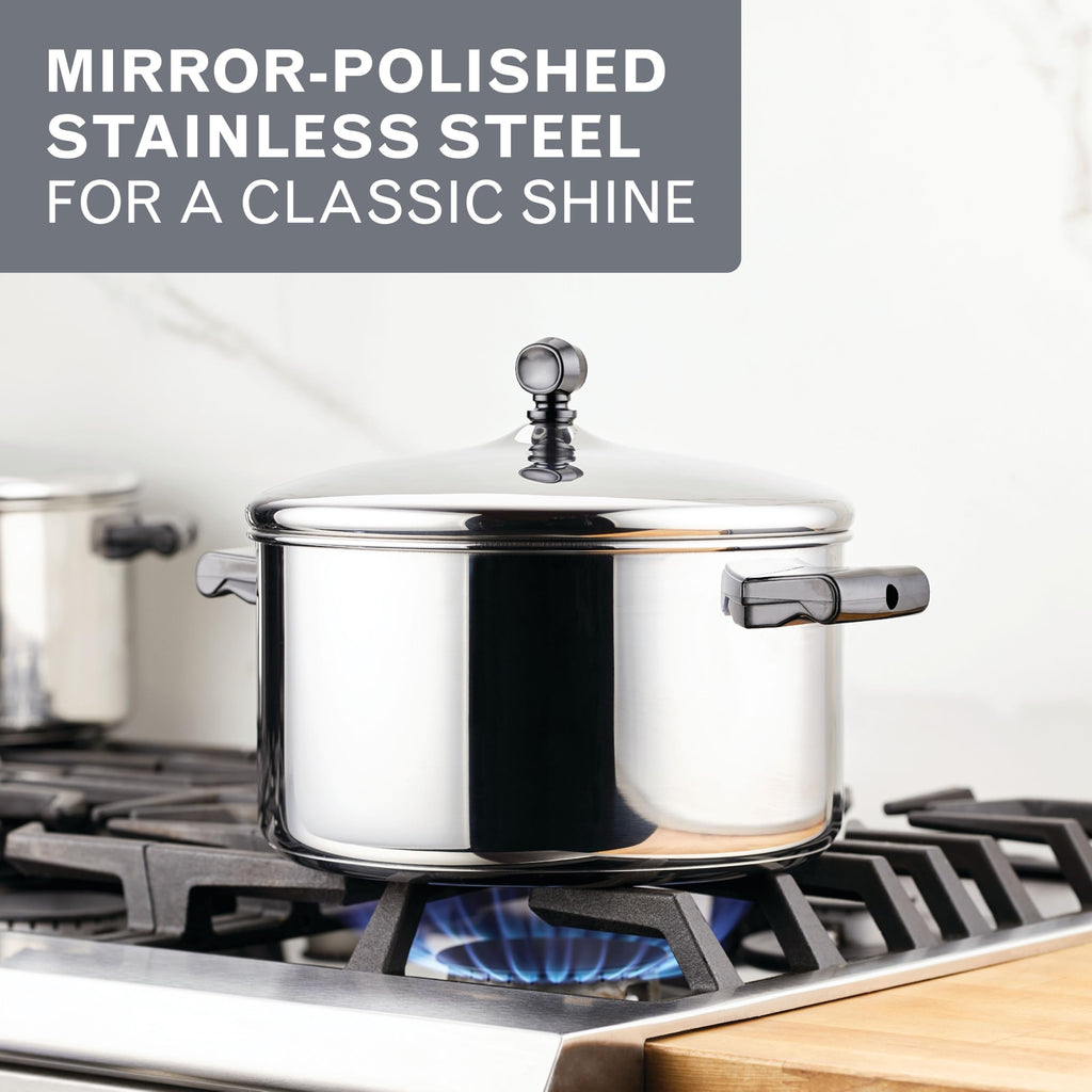 Stainless Steel 6-Quart Stockpot with Lid O431