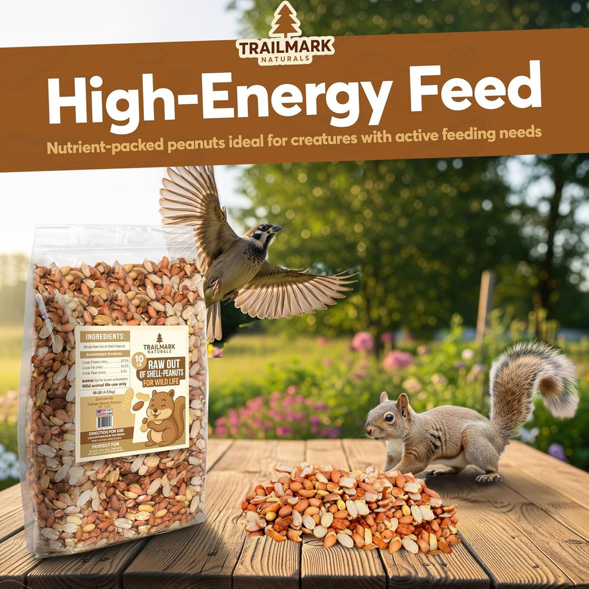 Raw Shelled Peanuts 15 LB T426