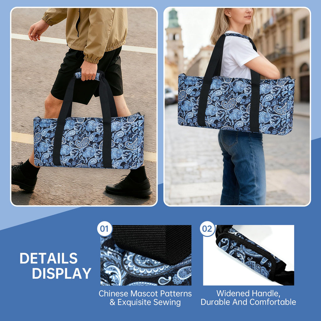 166 Tiles Mahjong Game Set with Blue Carrying Bag N52936