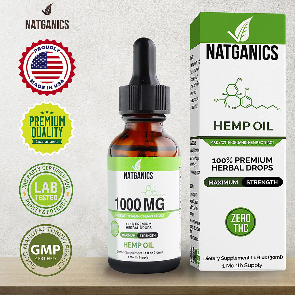 Organic Hemp Oil 1000mg U4819