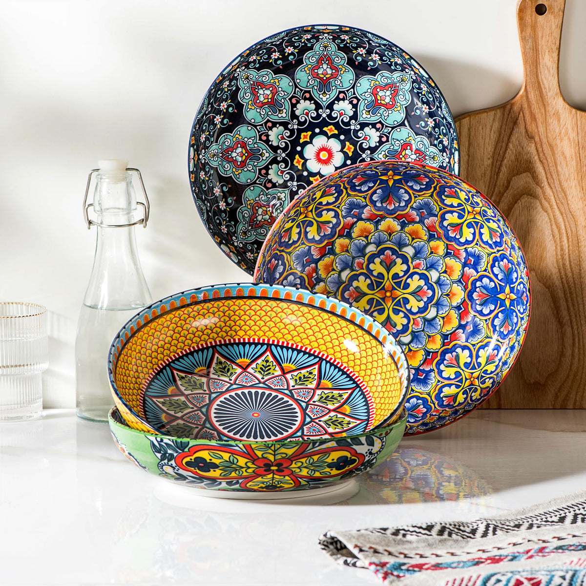 Ceramic Serving Bowls Set of 4 I122925