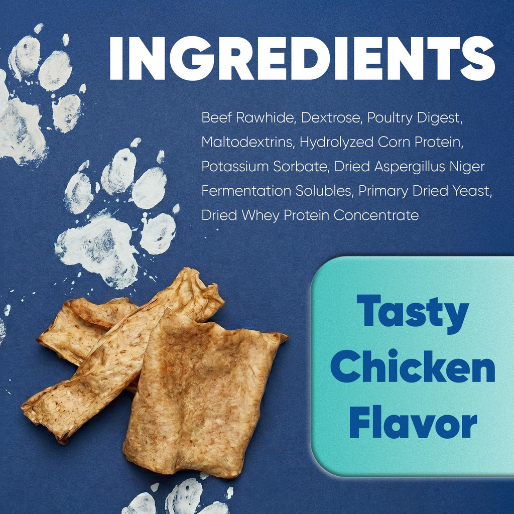 Large Tartar Control Enzymatic Oral Hygiene Chews for Dogs D717464