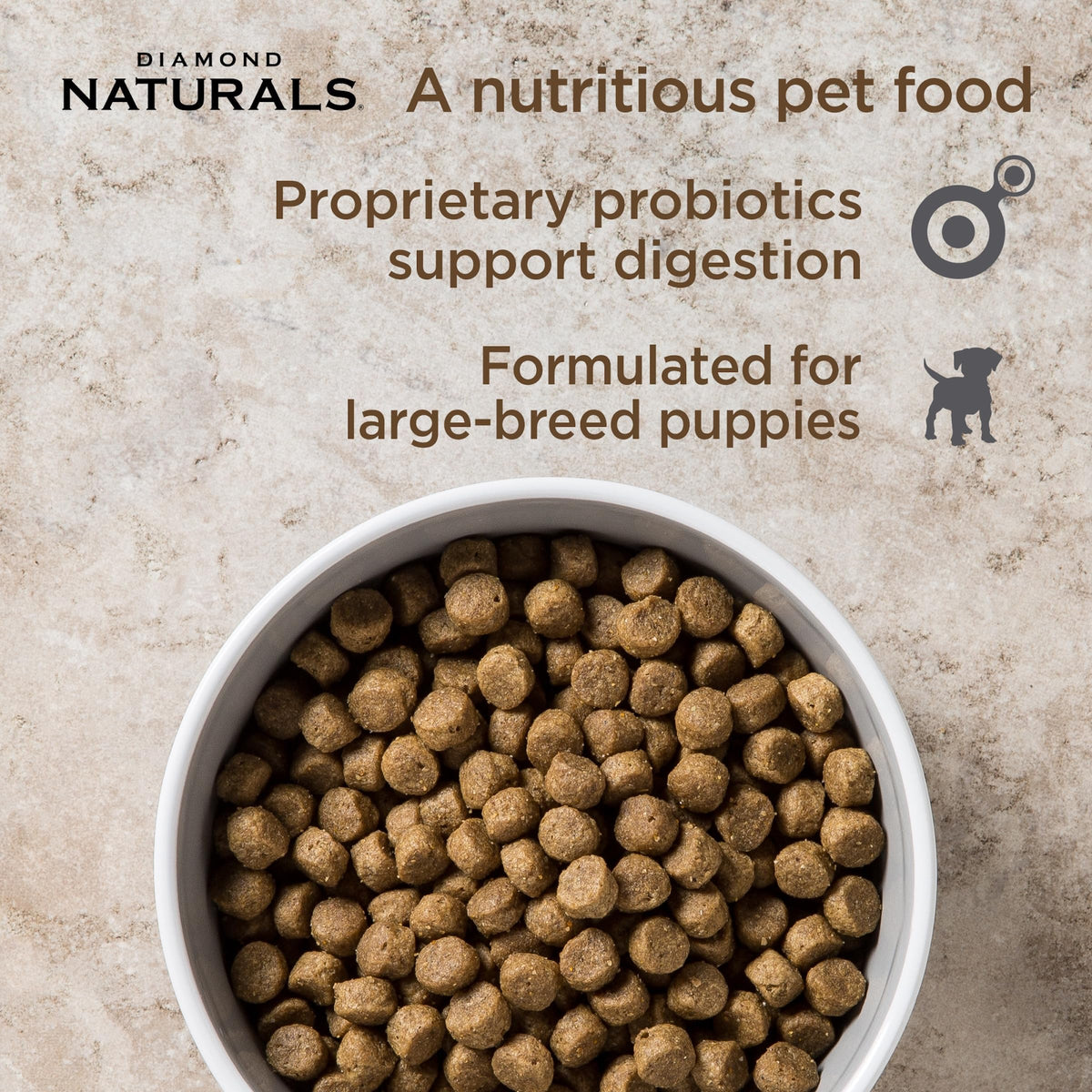 Large Breed Puppy Dry Dog Food Lamb & Rice 40lb D104