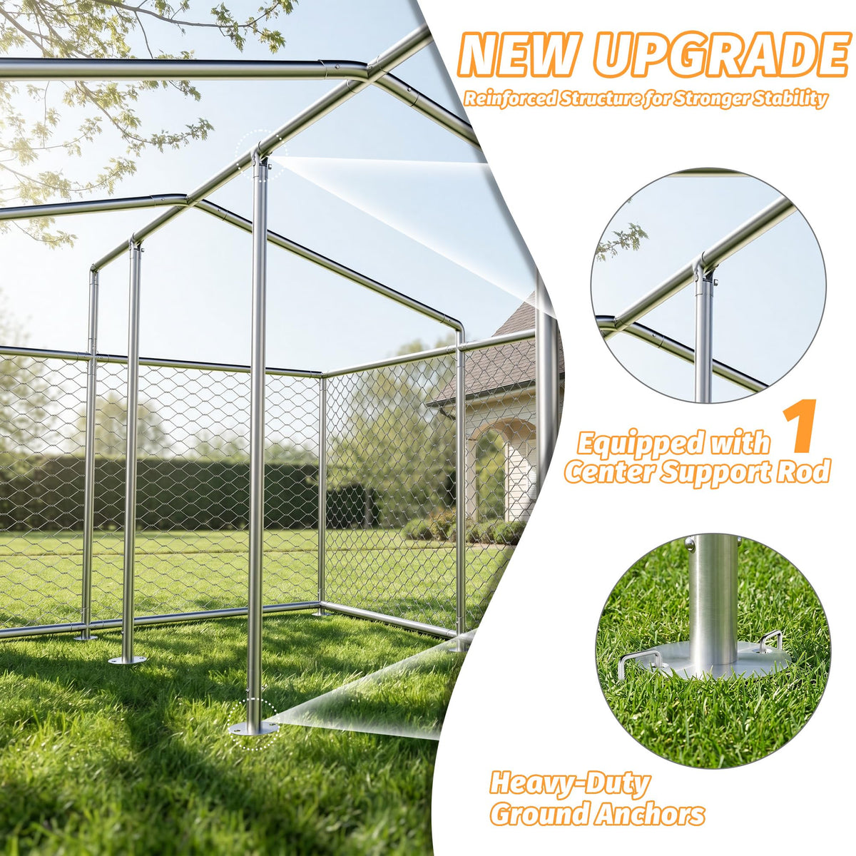 10x10 FT Dog Kennel with Cover X22004